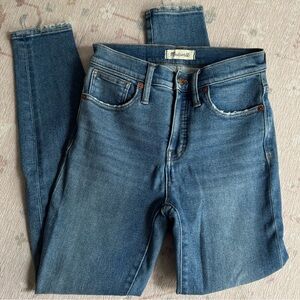 Madewell 9” High Rise Skinny Jeans